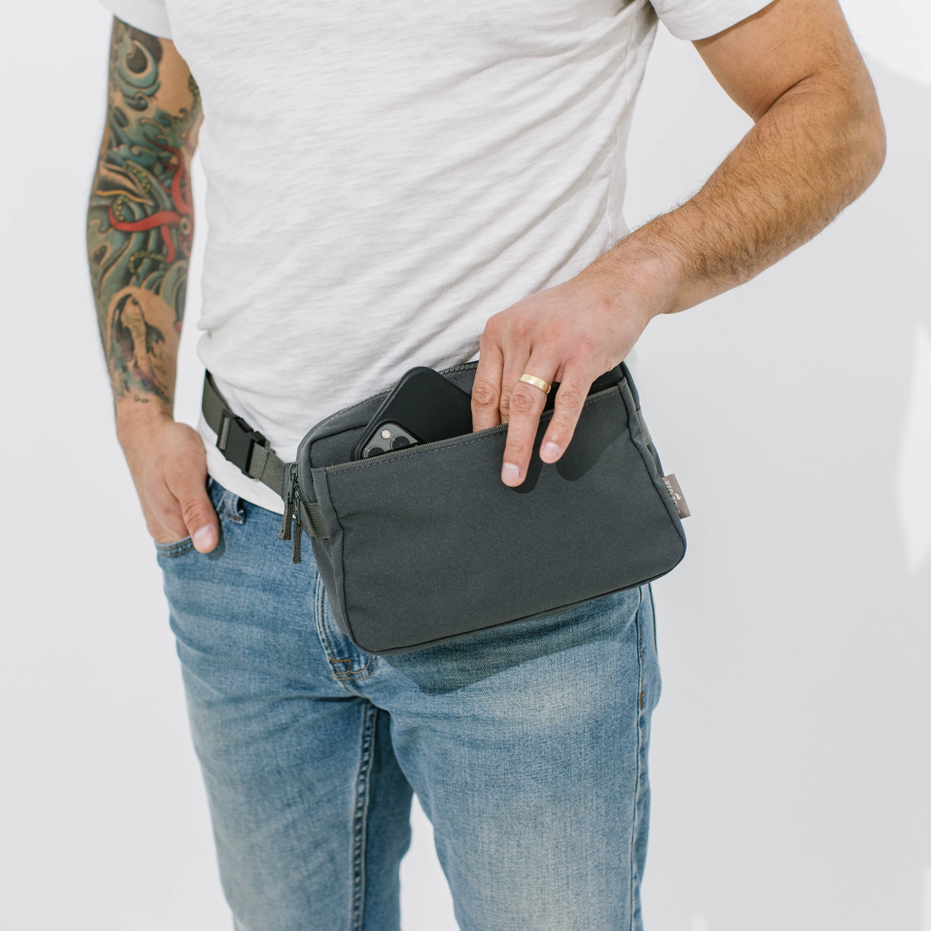 Joey Belt Bag - Charcoal