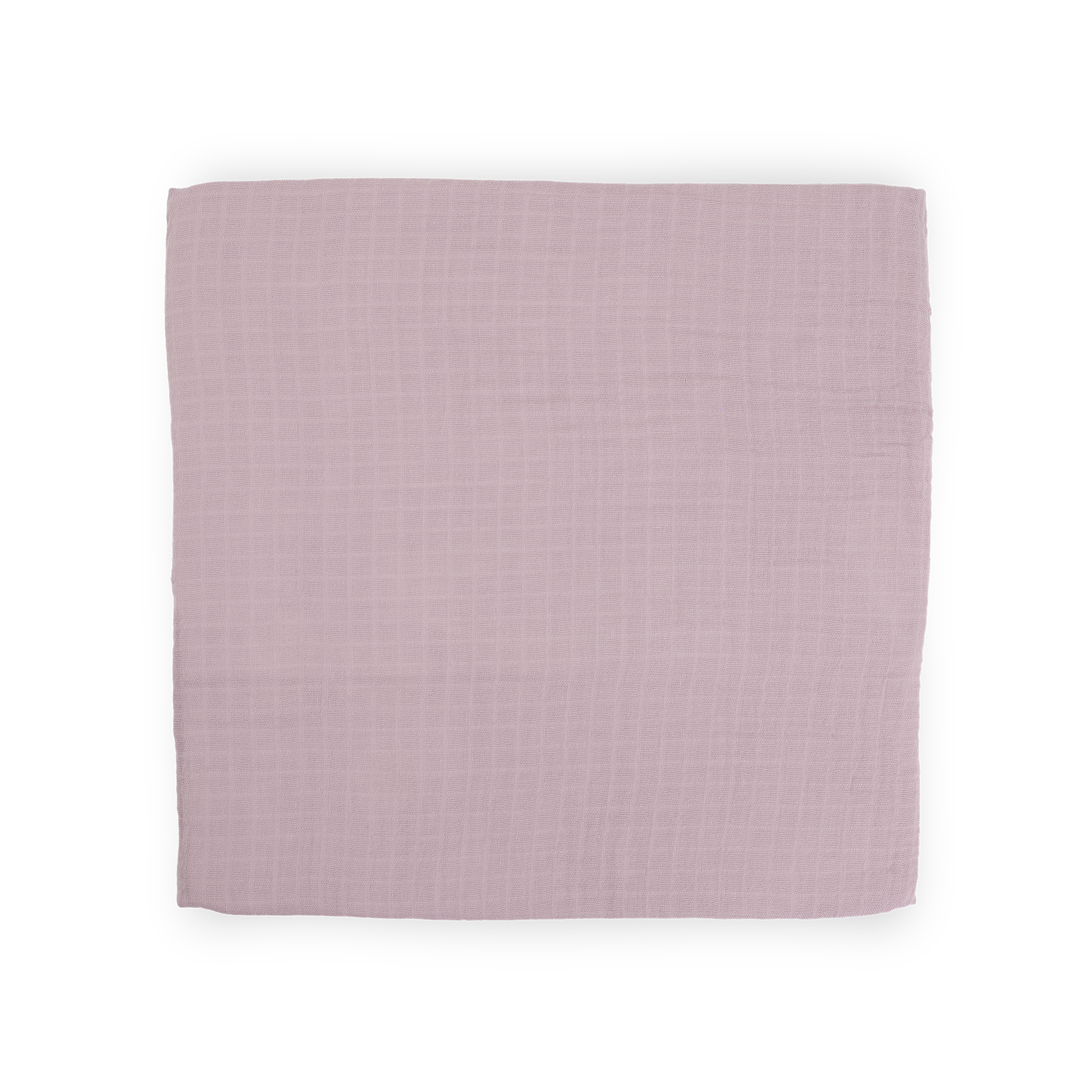 Organic Cotton Muslin Swaddle Blanket - Mauve