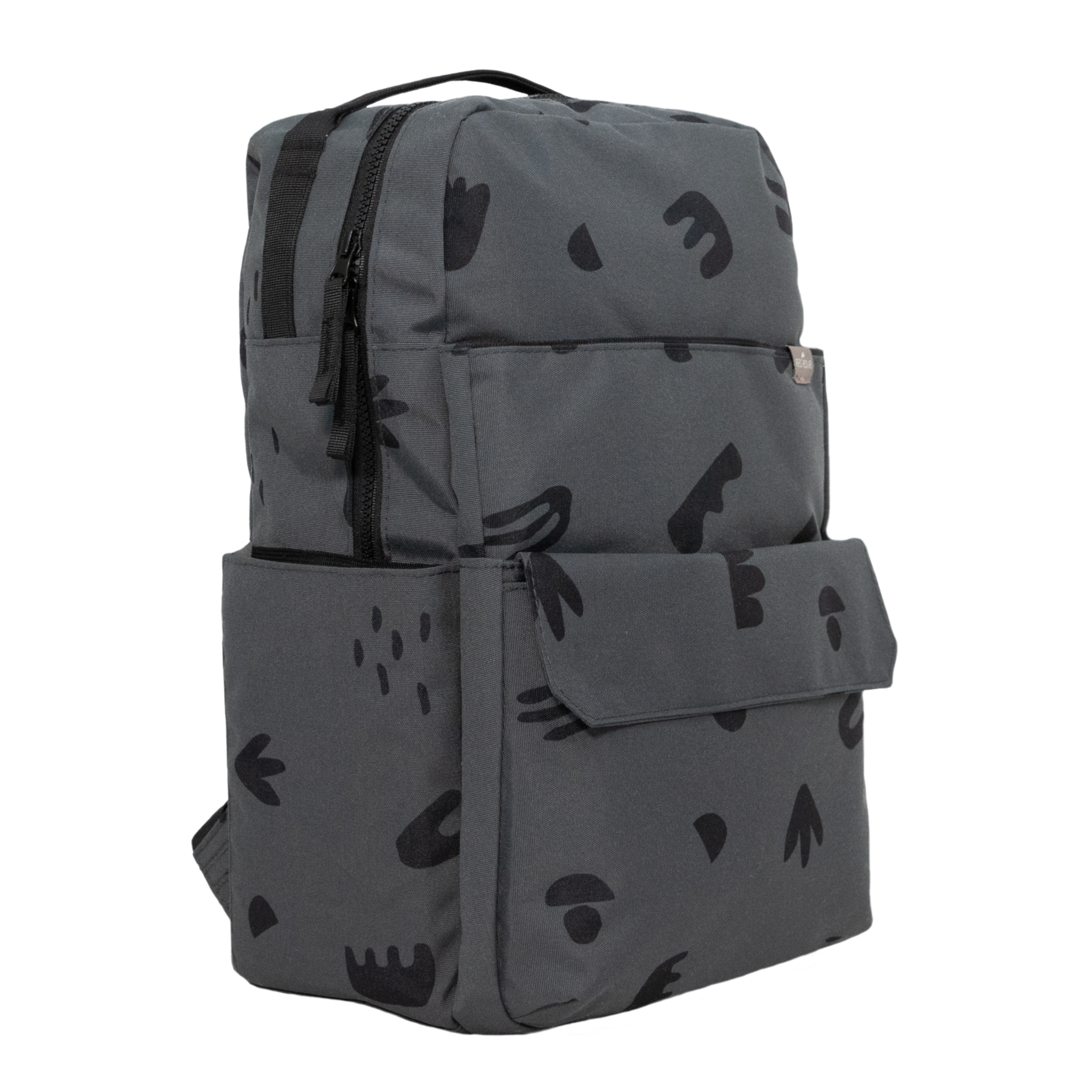 Roo Backpack - Charcoal Doodle