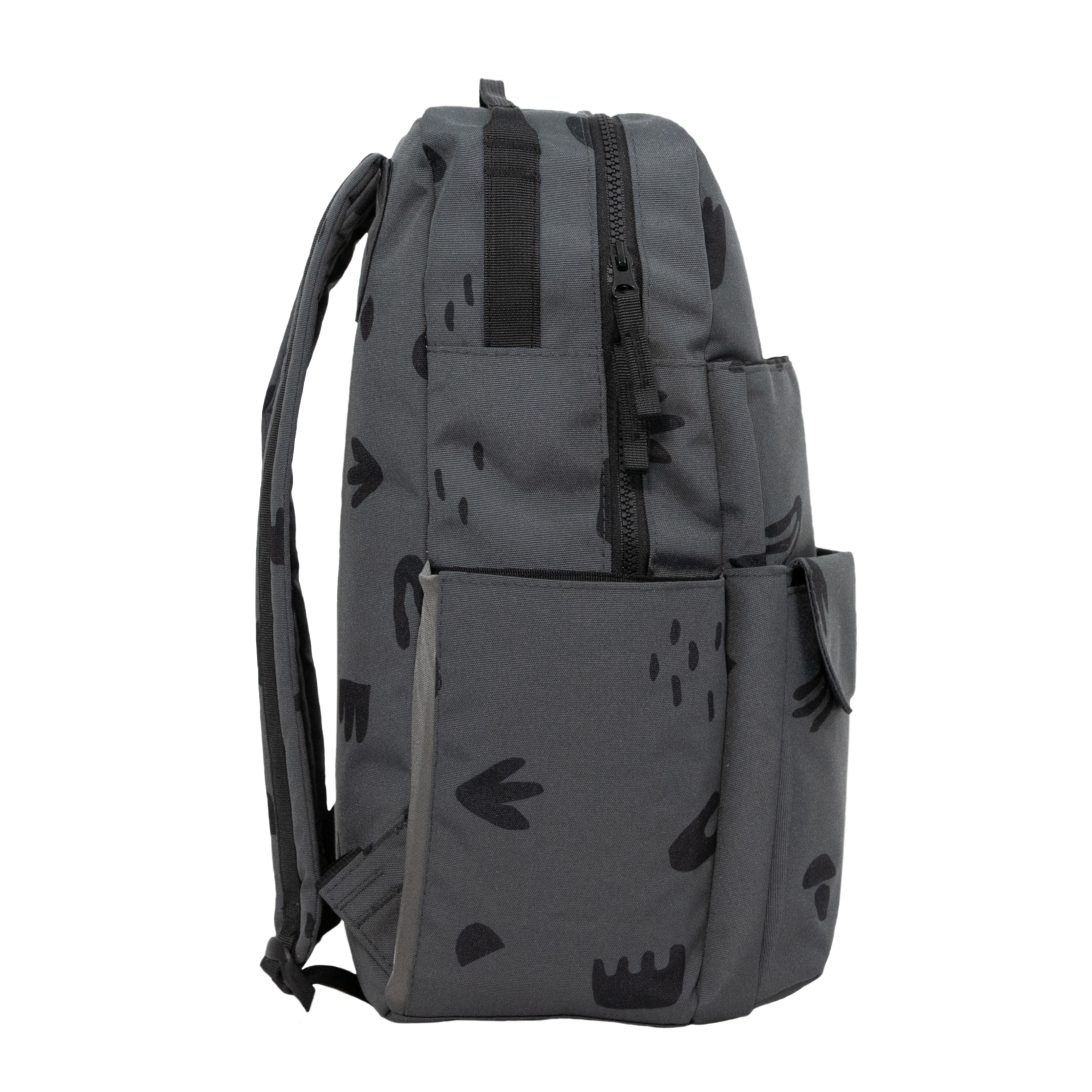 Roo Backpack - Charcoal Doodle