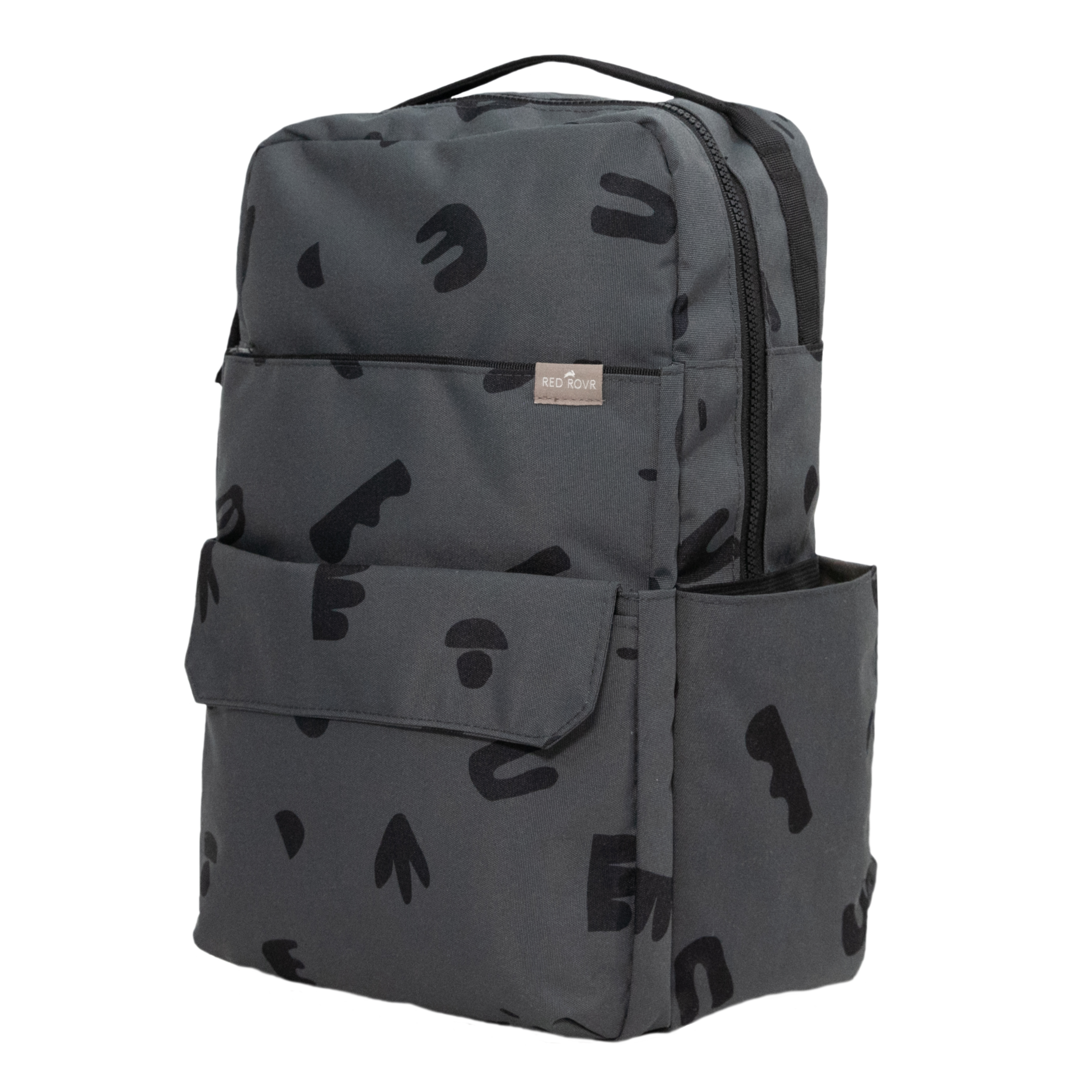 Roo Backpack - Charcoal Doodle