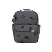 Mini Roo Backpack - Charcoal Doodle
