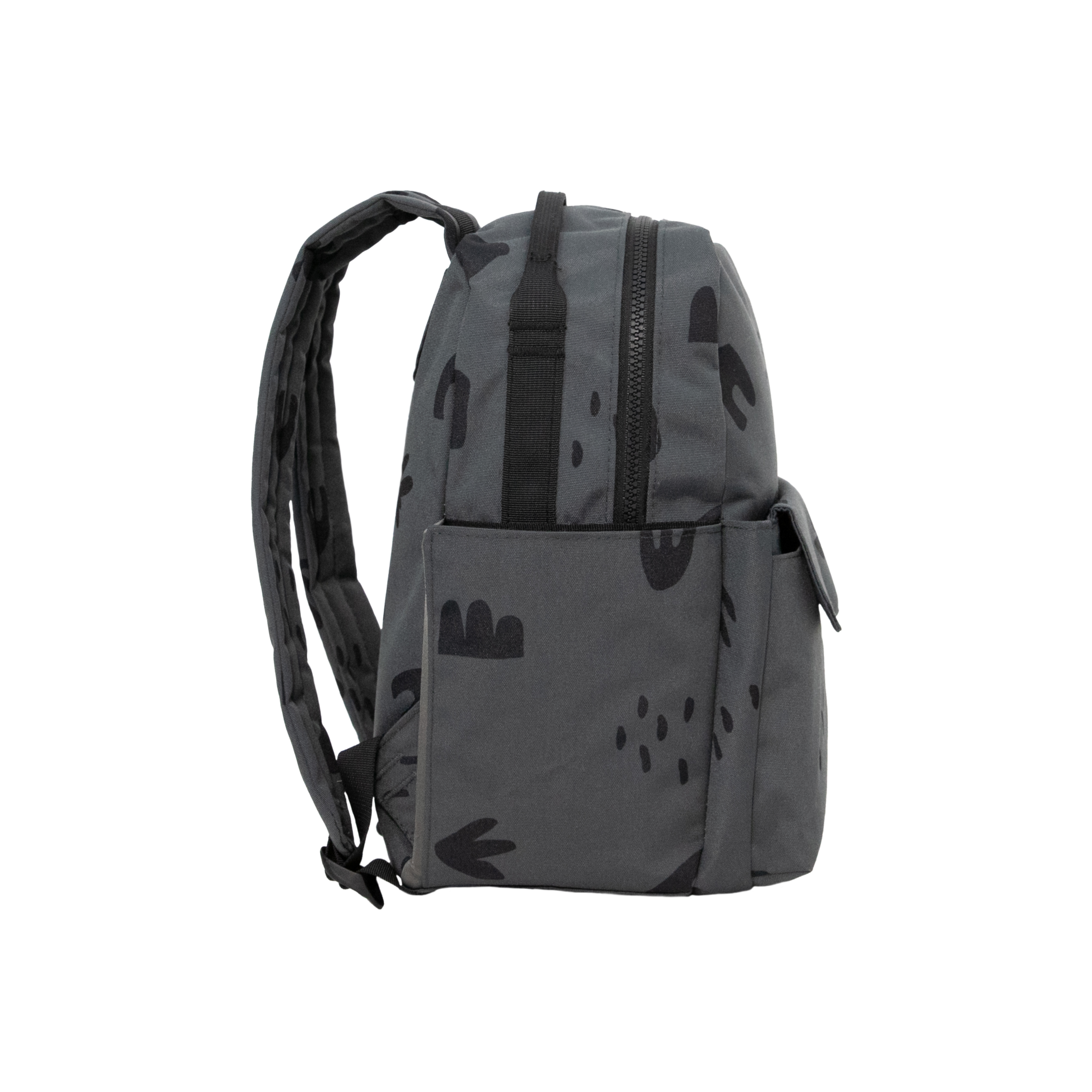 Mini Roo Backpack - Charcoal Doodle