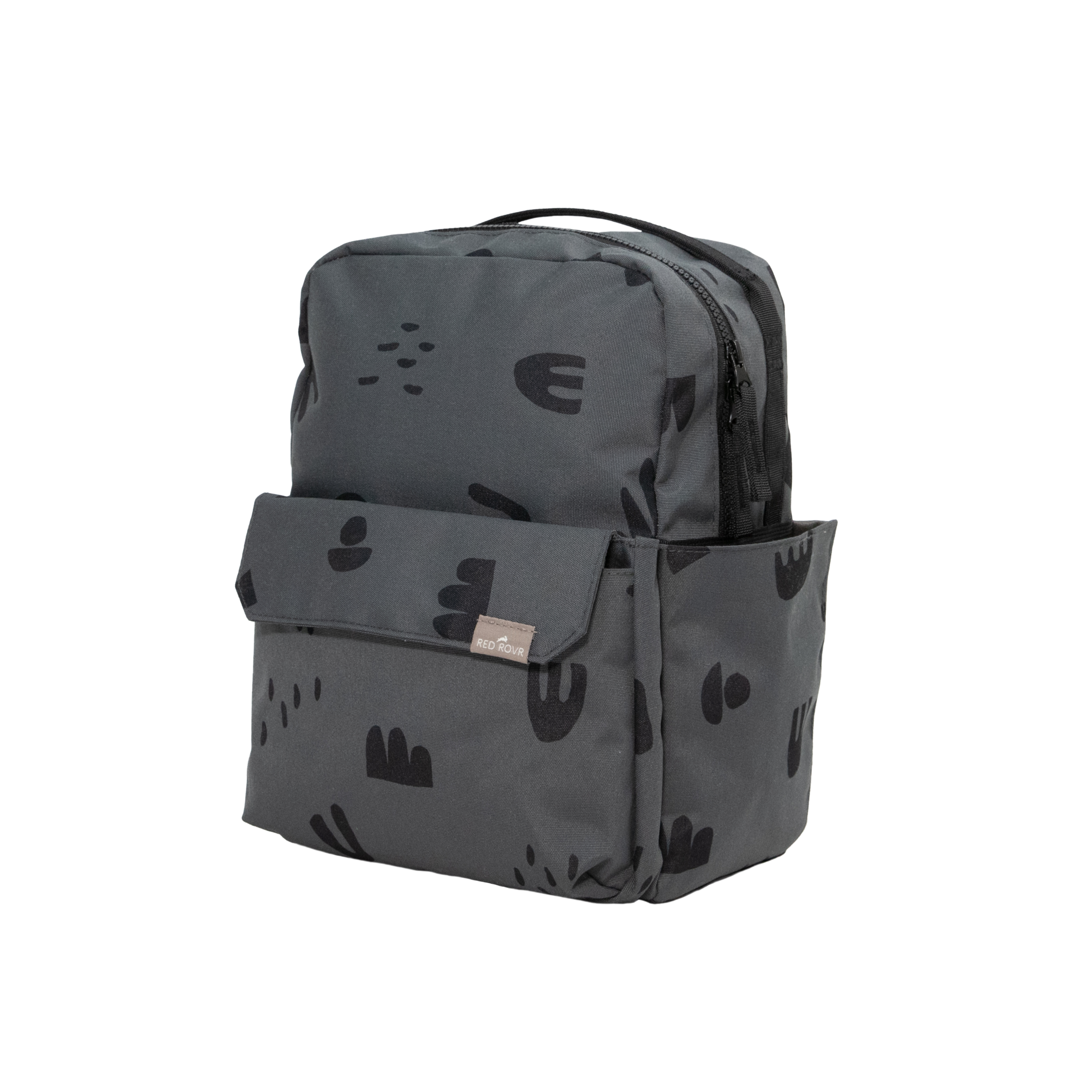 Mini Roo Backpack - Charcoal Doodle