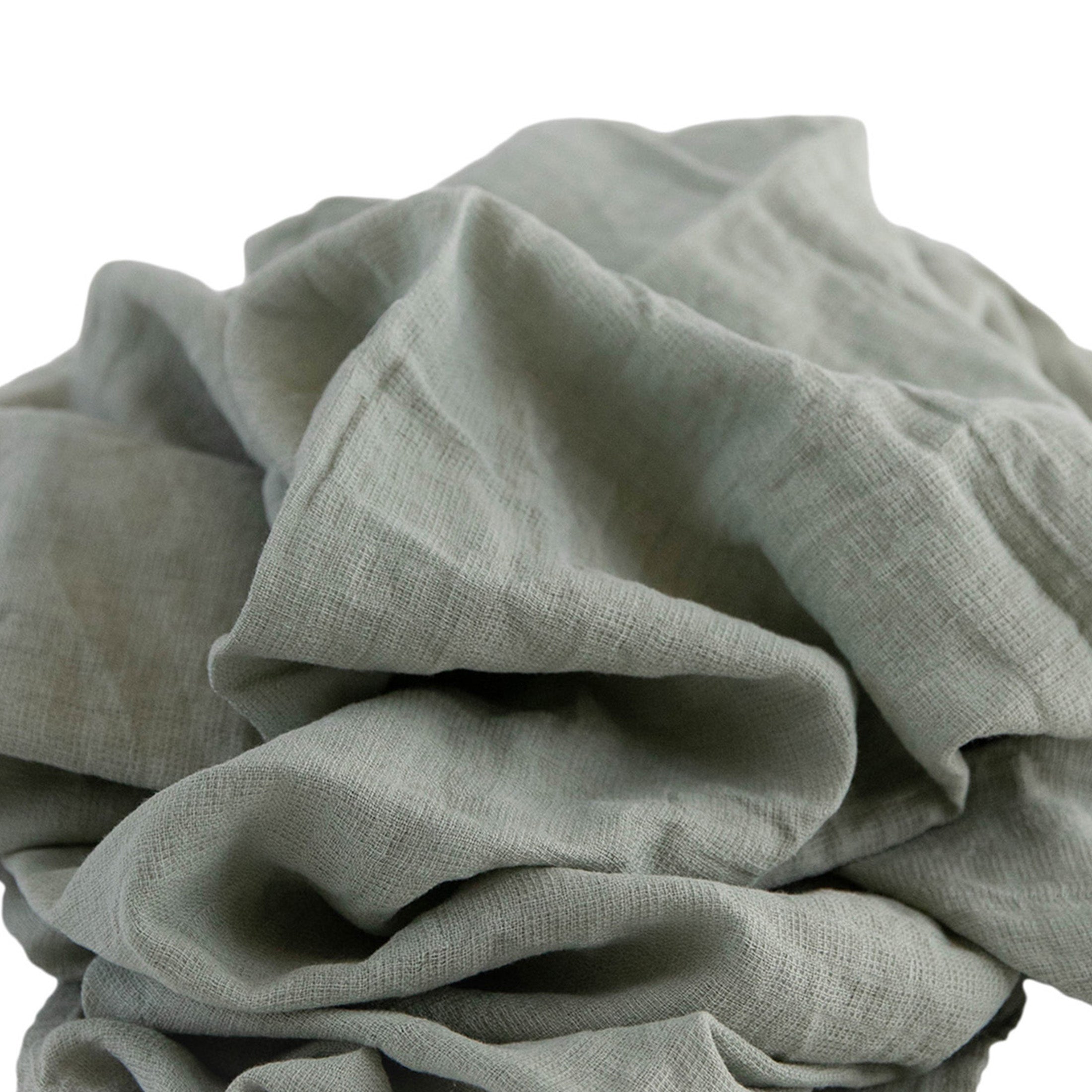 Organic Cotton Muslin Swaddle Blanket 2 Pack - Jungle Leaf Set