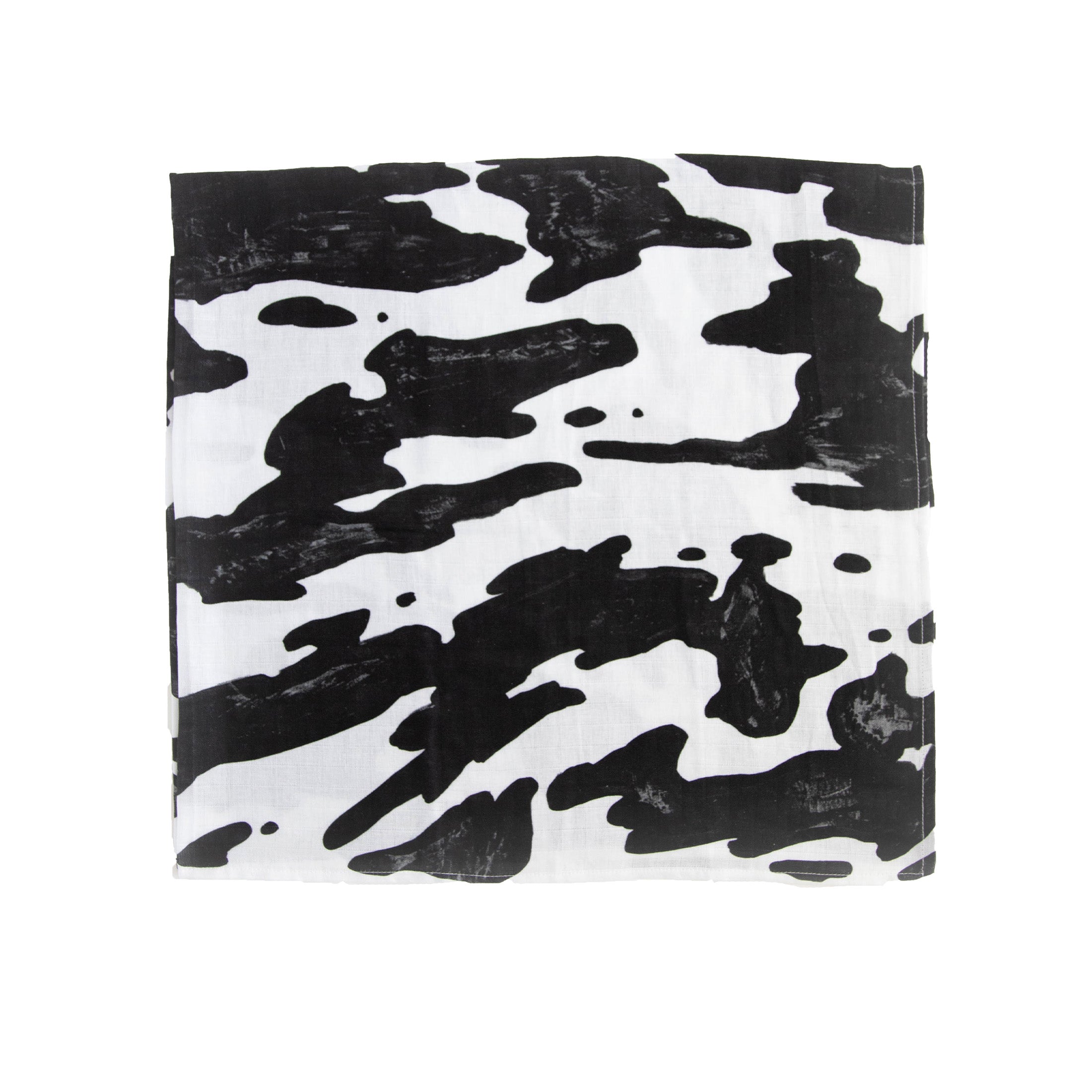 Organic Cotton Muslin Swaddle Blanket - Moo Cow