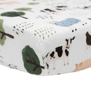 Organic Cotton Muslin Changing Pad Cover - Family Farm