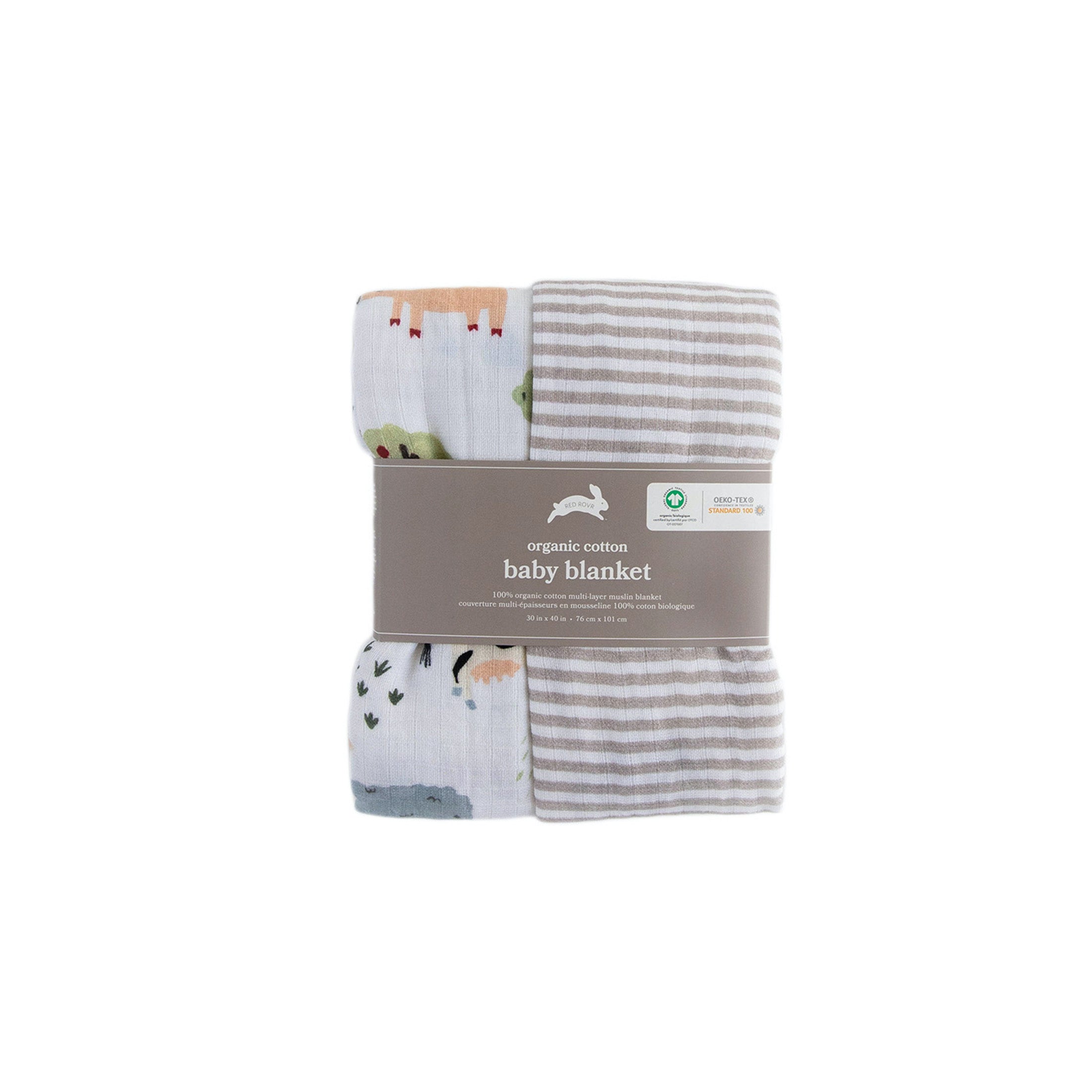 Organic Cotton Muslin Baby Quilt - Family Farm