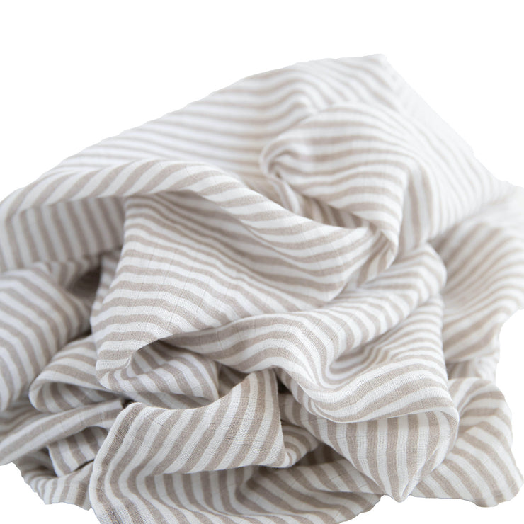 Organic Cotton Muslin Swaddle Blanket 2 Pack - Family Farm Set