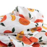 Organic Cotton Muslin Swaddle Blanket - Peachy