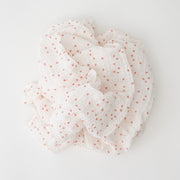 single swaddle blanket with pink cherry blossom petals