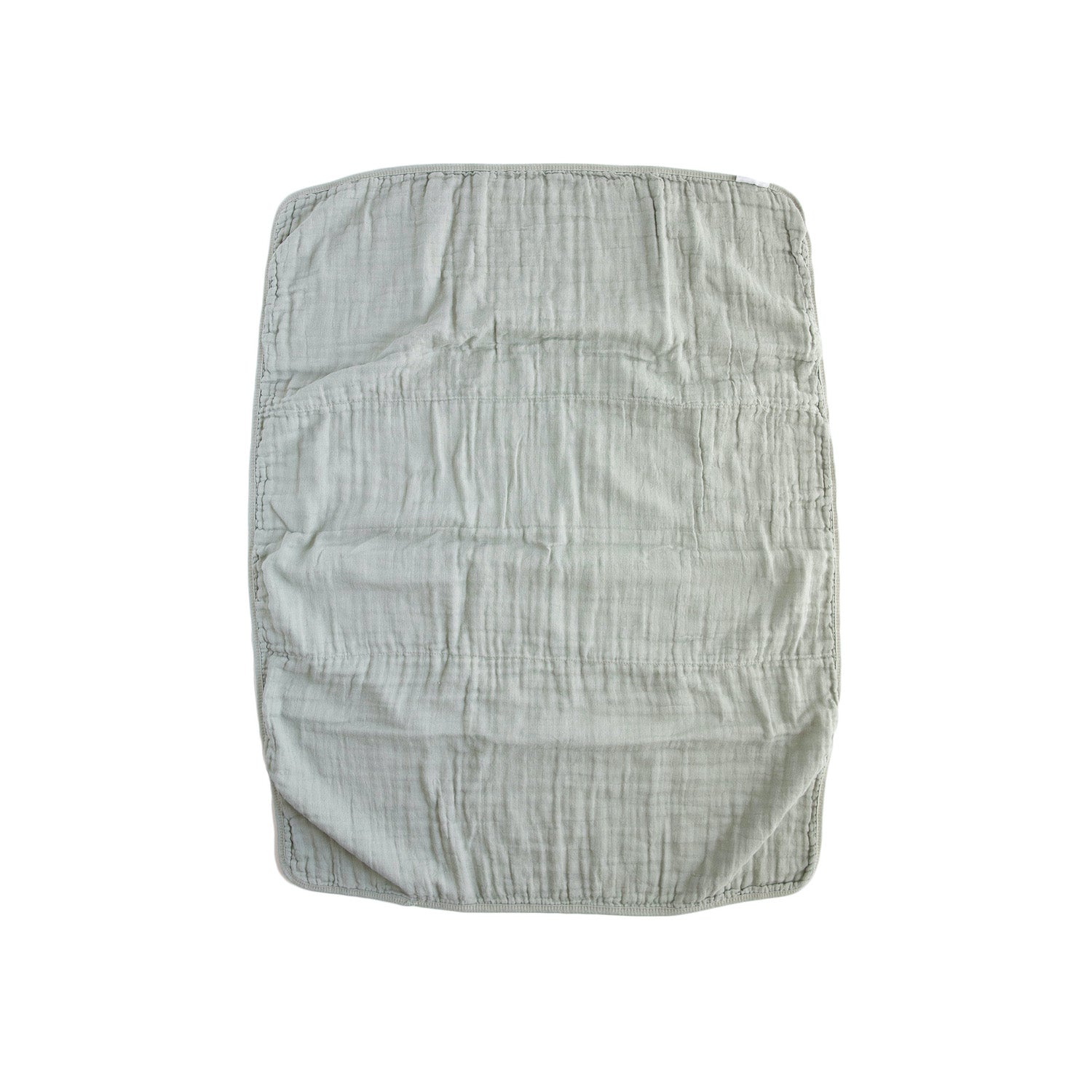 Organic Cotton Muslin Baby Quilt - Jungle Leaf