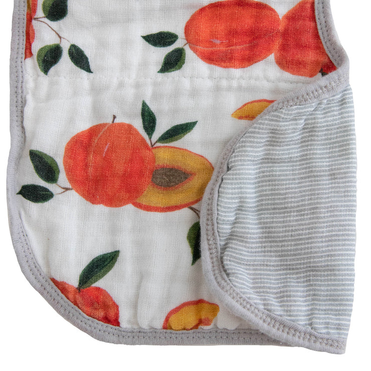 Organic Cotton Muslin Burp Cloth 2 Pack - Peachy