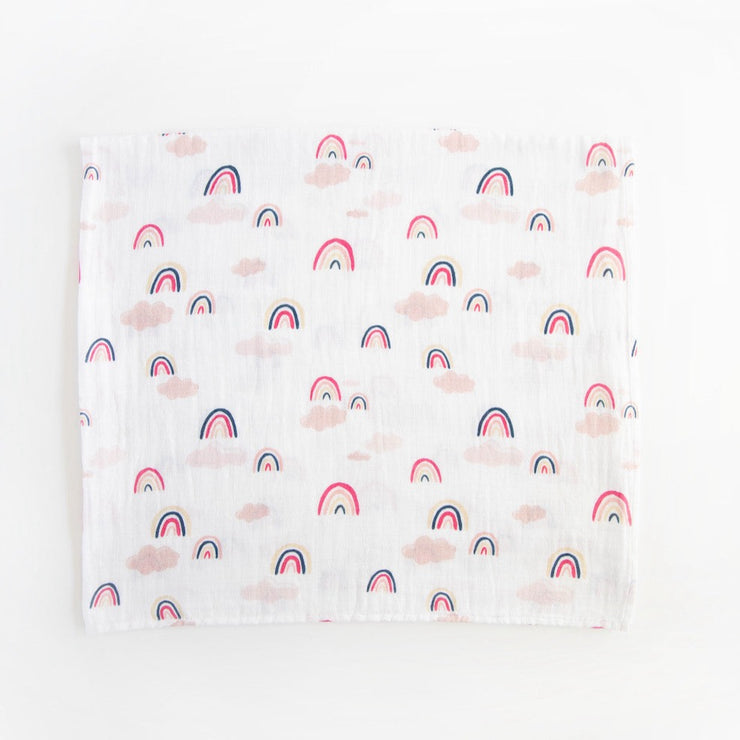 Organic Cotton Muslin Swaddle Blanket 2 Pack - Little Unicorns Set