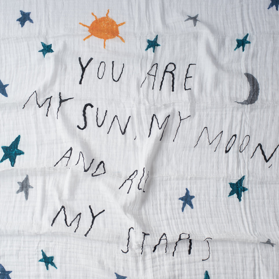 "you are my my moon and all my stars"