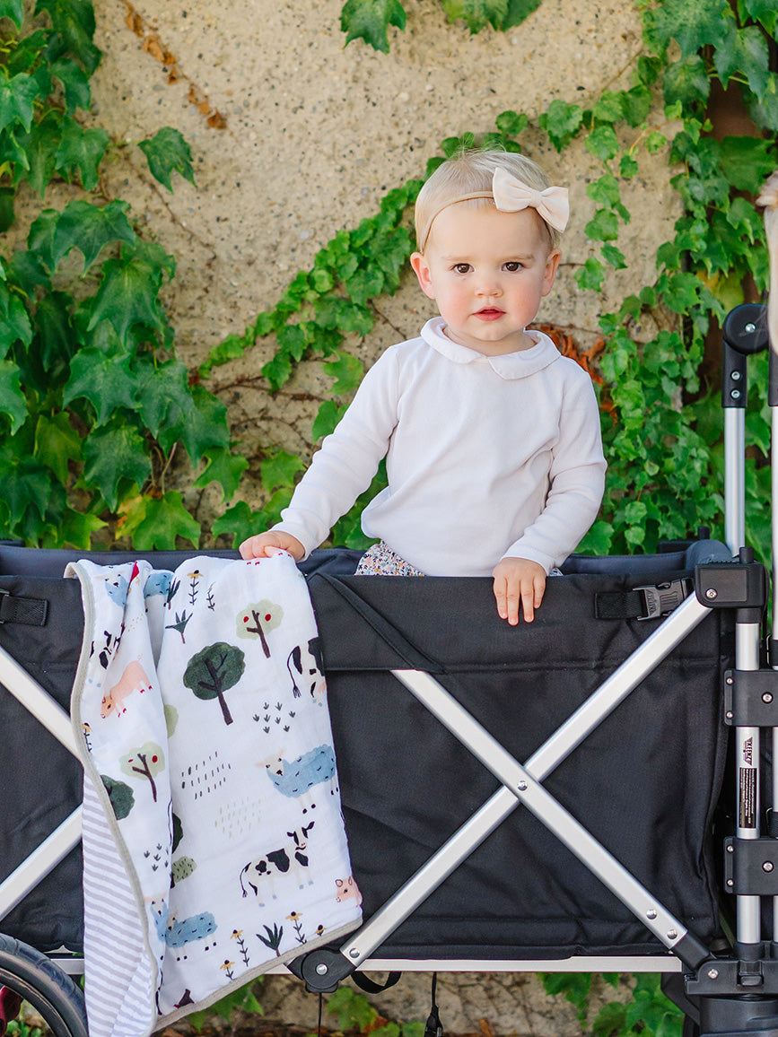 Organic Cotton Muslin Baby Quilt - Family Farm