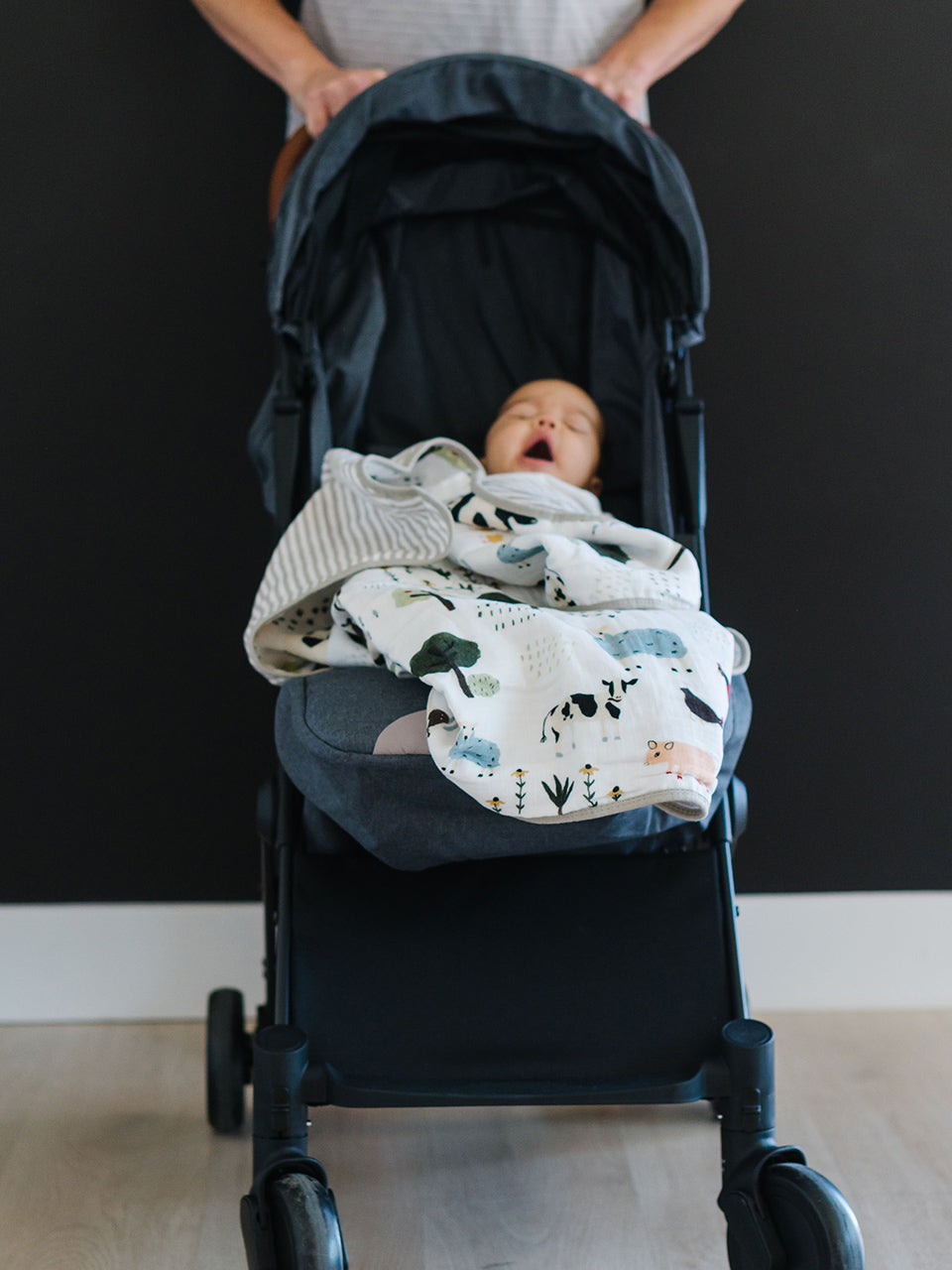 Organic Cotton Muslin Baby Quilt - Family Farm