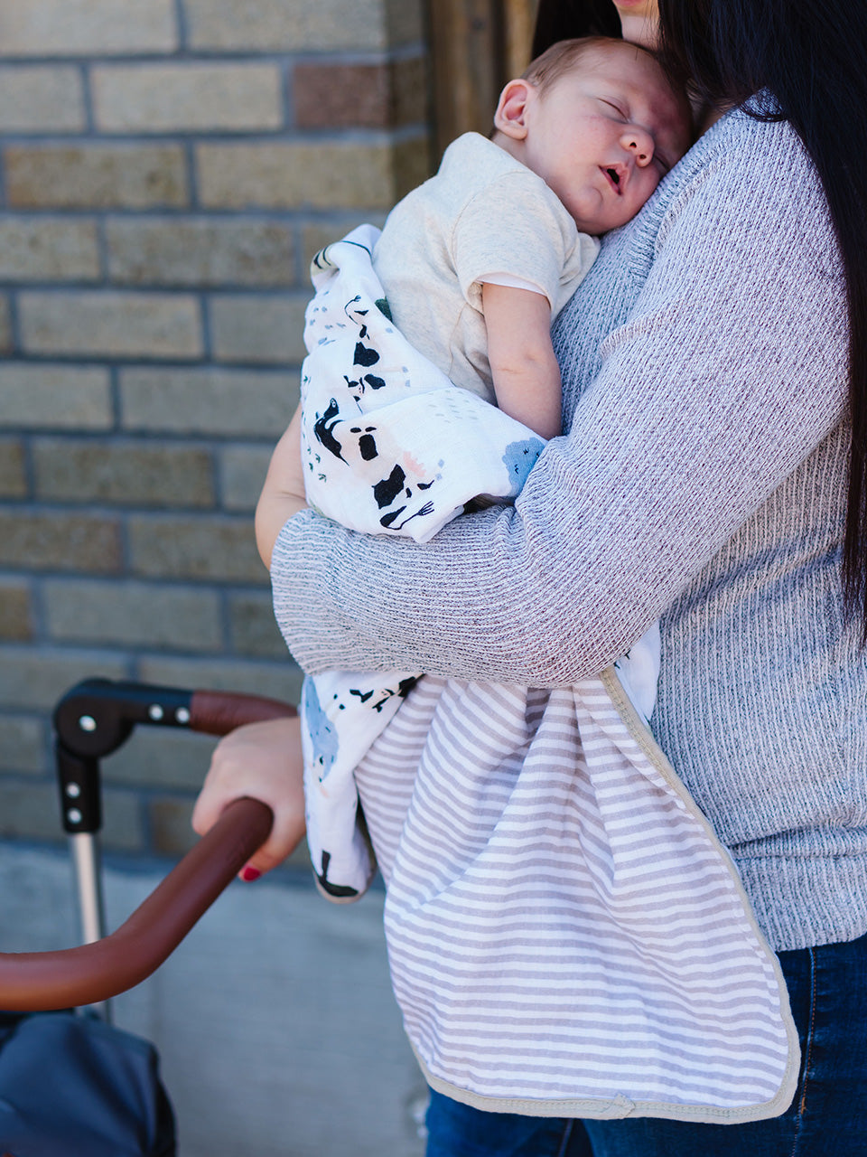 Organic Cotton Muslin Baby Quilt - Family Farm