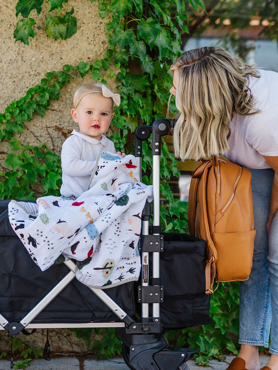 Organic Cotton Muslin Baby Quilt - Family Farm